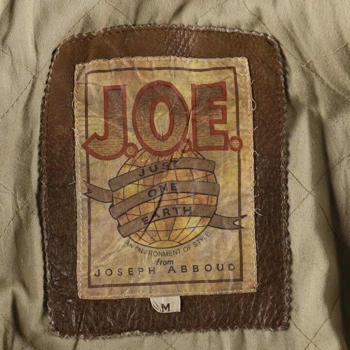 楽天市場】古着 J.O.E. A-2タイプ レザーフライトジャケット メンズM  