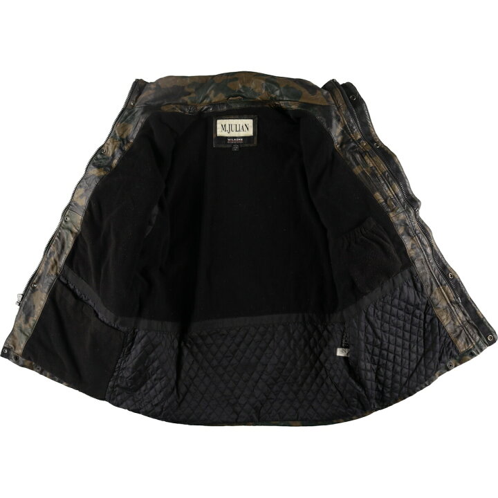 楽天市場】古着 WILSONS M.JULIAN 迷彩柄 レザーフィールドジャケット  