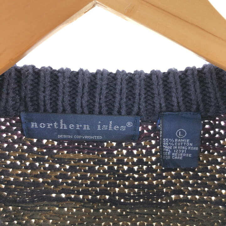 楽天市場】古着 Northwest Territory ダイヤ柄 ラミー×コットンニット 