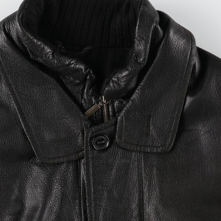 楽天市場】古着 KAPRAUN レザーブルゾンタイプ メンズXL相当  