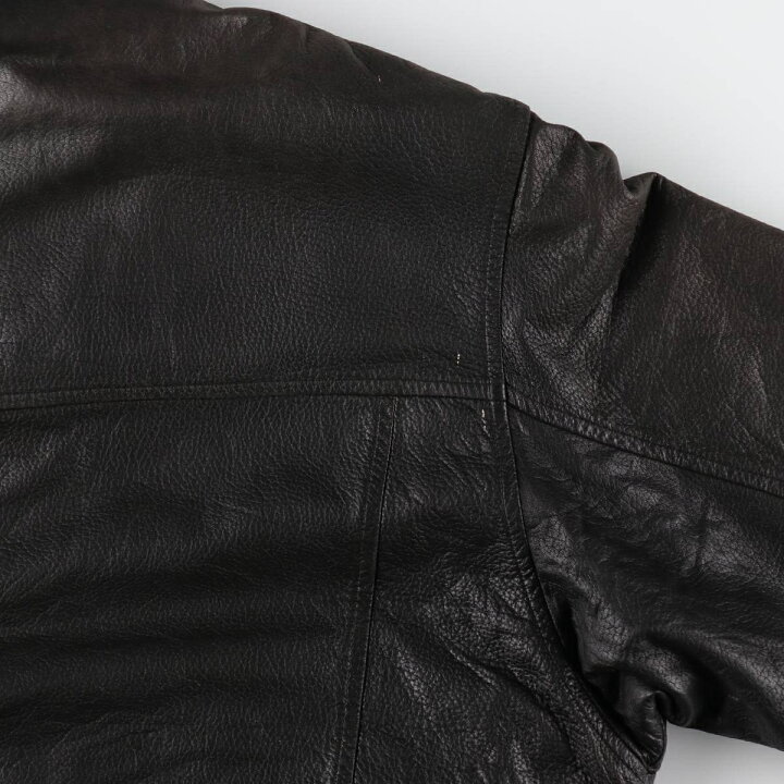 楽天市場】古着 KAPRAUN レザーブルゾンタイプ メンズXL相当  