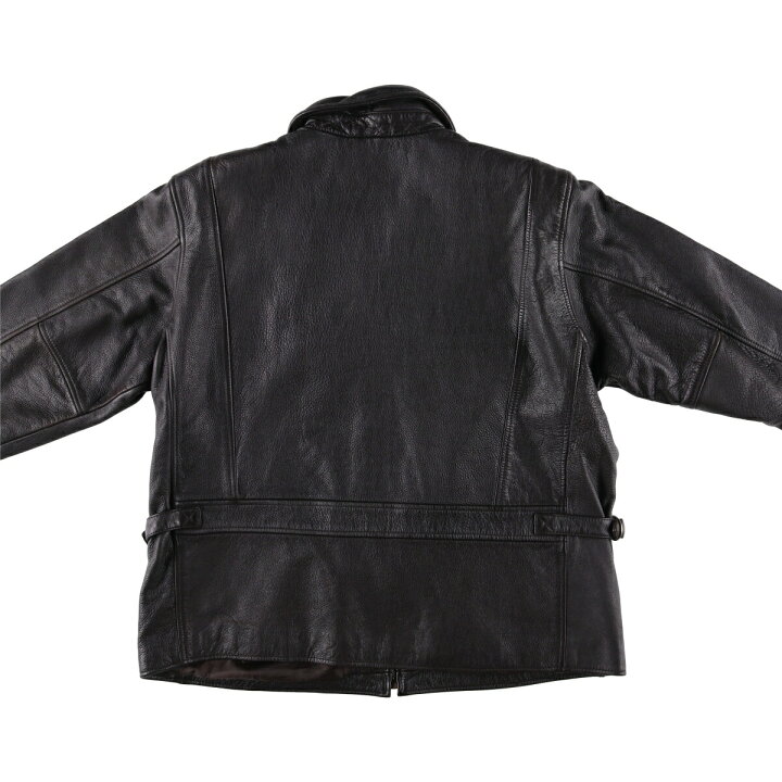 楽天市場】古着 newport news スイングトップタイプ レザーブルゾン  