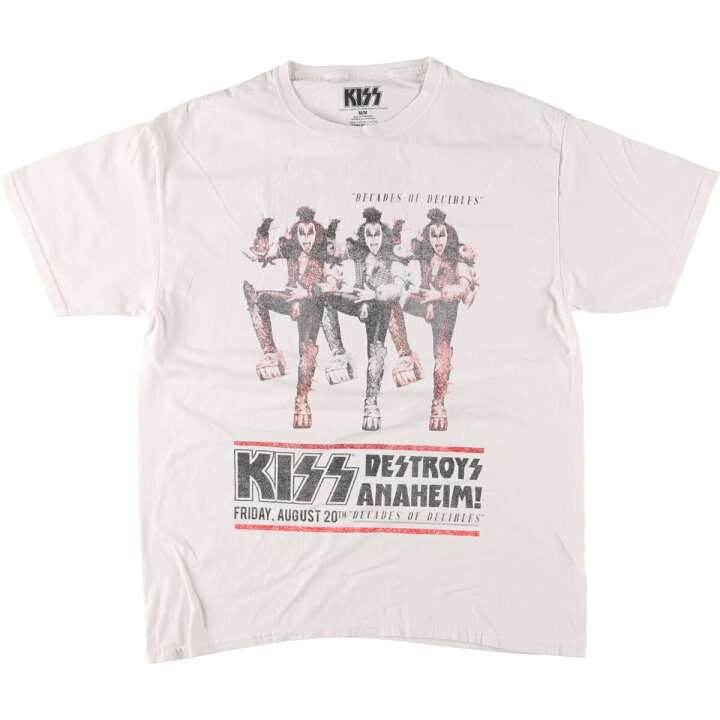 楽天市場】古着 KISS キッス バンドTシャツ バンT メンズM相当  