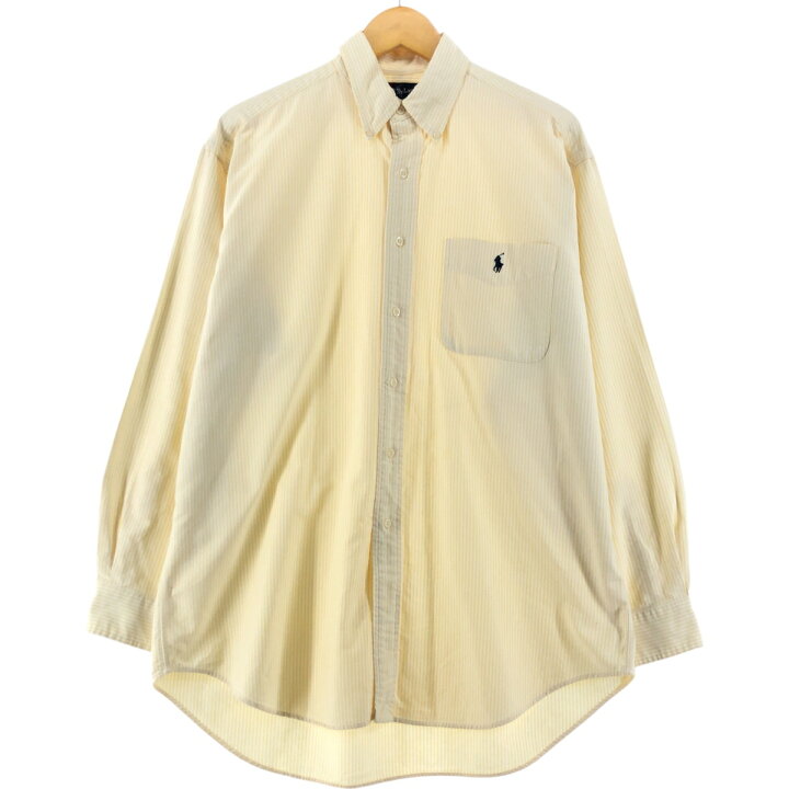 楽天市場】古着 ラルフローレン Ralph Lauren BIG SHIRT 長袖 ボタン  