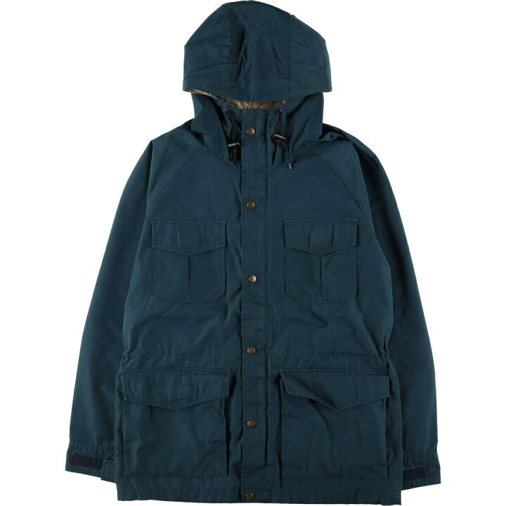 Eddie Bauer エディーバウアー マウンテンパーカー 黒タグ80s 水色 