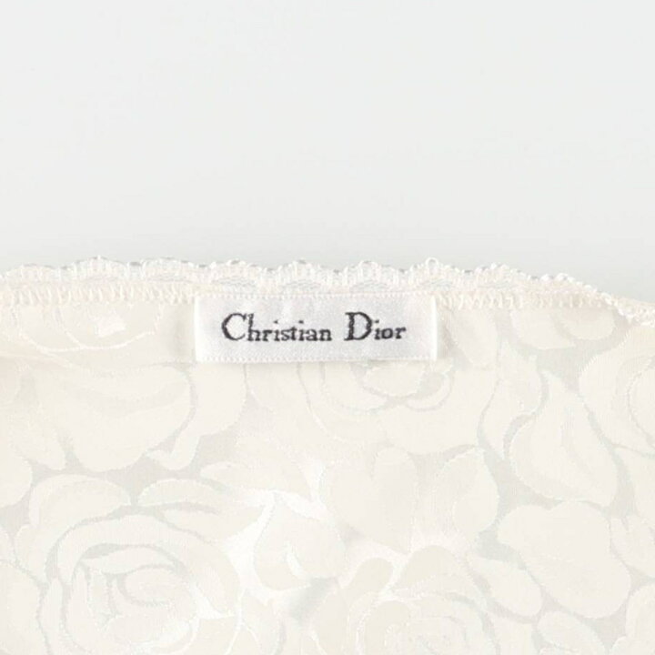 楽天市場】古着 クリスチャンディオール Christian Dior 花柄 サテン 