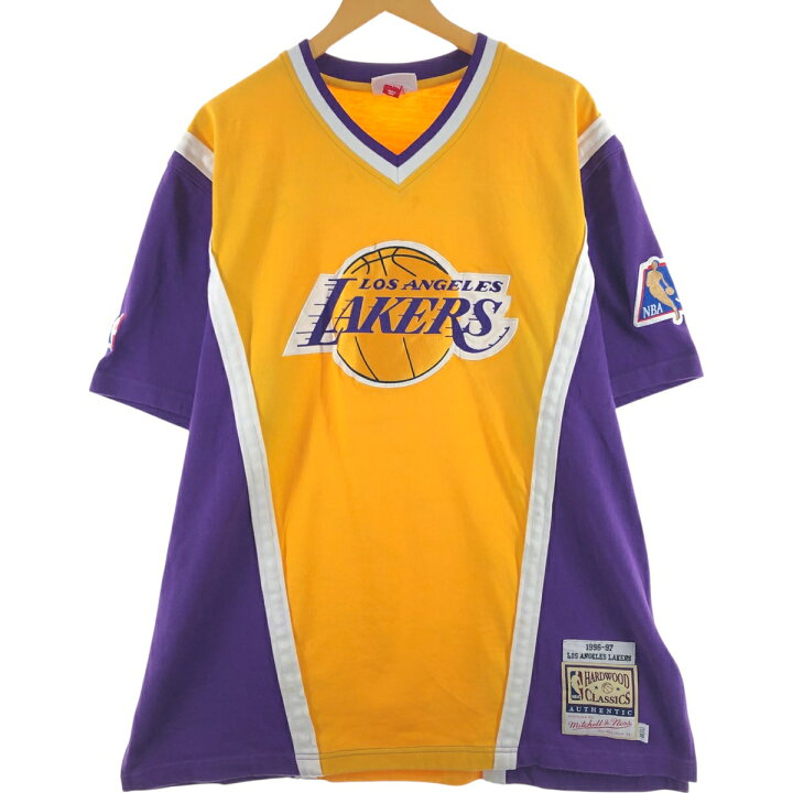 楽天市場】古着 ミッチェルアンドネス NBA ロサンゼルス レイカーズ V 