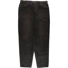 古着 90'S リーバイス Levi's 560 LOOSE FIT TAPERED LEG ブラックデニム テーパードデニムパンツ メンズw36相当 ヴィンテージ /eaa547682 【中古】 【250507】 【ss2601_10】