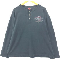 楽天市場】ハーレーダビッドソン（スタイル（ネック）ヘンリーネック  