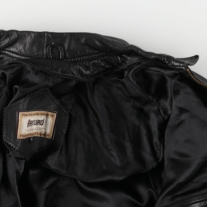 楽天市場】古着 ARTURO レザーブルゾンタイプ メンズM相当 /eaa559035  