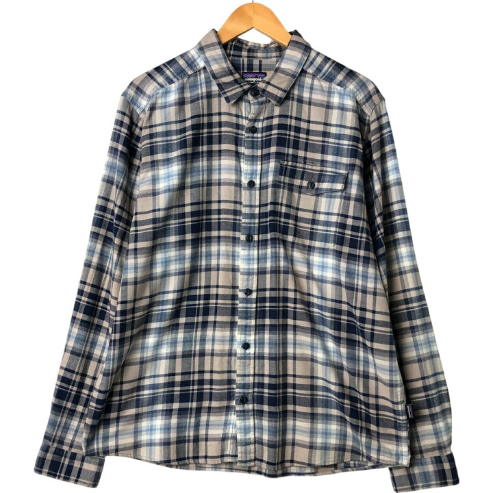 古着 パタゴニア Patagonia 53947FA12 長袖 フランネルチェックシャツ  