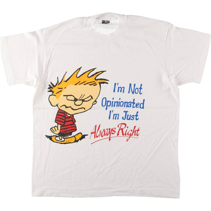 楽天市場】古着 Calvin and Hobbes カルビンとホッブス キャラクター  