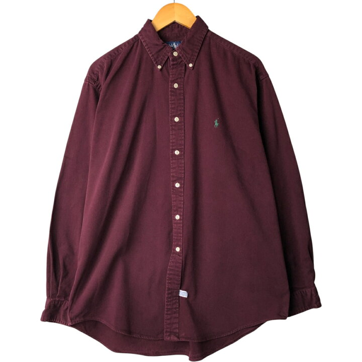 楽天市場】古着 ラルフローレン Ralph Lauren 長袖 ボタンダウンシャツ  