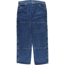楽天市場】ディッキーズ ダブルニー デニム（カラーブルー）の通販