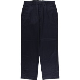 古着 00'S バナナリパブリック BANANA REPUBLIC ストライプ柄 ウールパンツ スラックス メンズw34相当 /eaa576694 【中古】 【250824】 【SS2603_10】