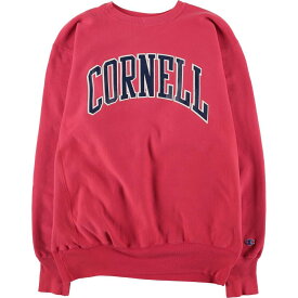 古着 チャンピオン Champion REVERSE WEAVE リバースウィーブ CORNELL コーネル大学 カレッジスウェットシャツ トレーナー メンズXL相当 /eaa582225 【中古】 【250915】 【SS2603_10】