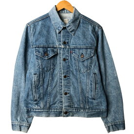 古着 80'S リーバイス Levi's デニムジャケット Gジャン USA製 メンズS相当 ヴィンテージ /eaa586843 【中古】 【251015】 【KL2510_第2弾_随時】 【SS2603_10】 ブルー系 春秋冬