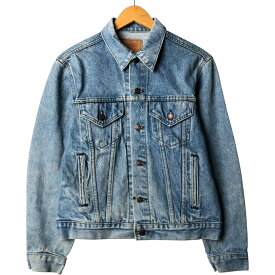 古着 80'S リーバイス Levi's 70506-0214 デニムジャケット Gジャン USA製 メンズS相当 ヴィンテージ /eaa586845 【中古】 【251015】 【KL2510_第2弾_随時】 【SS2603_10】 ブルー系 春秋冬
