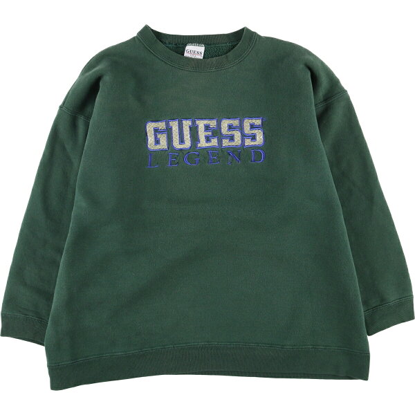 古着 ゲス Guess ロゴスウェットシャツ トレーナー USA製 レディースXL相当 /eaa588819 【中古】 【251012】 【ADEL/アデル】 【SS2609_30】