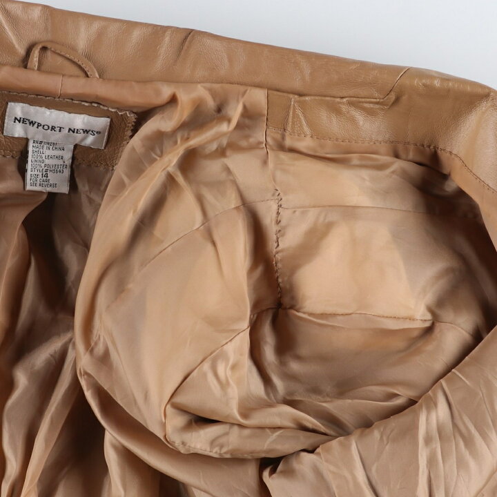 楽天市場】古着 NEWPOST NEWS レザージャケット レディースM相当  