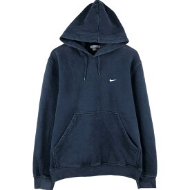 古着 00'S ナイキ NIKE スウェットプルオーバーパーカー メンズM相当 /eaa611624 【中古】 【260201】 ネイビー系 春夏秋冬