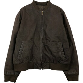 古着 セントマイケル St.Michael MARKS&SPENCER レザーブルゾン メンズM相当 /eaa615904 【中古】 【260222】 ブラウン系 春秋冬