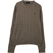楽天市場】ラルフローレン ベージュ ケーブル編みの通販