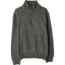 楽天市場】ポロ ラルフローレン コットン ハーフジップセーターの通販