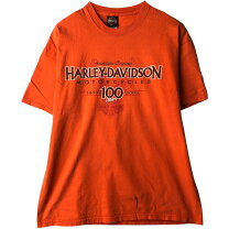 楽天市場】ハーレーダビッドソン Tシャツ（カラーオレンジ）の通販