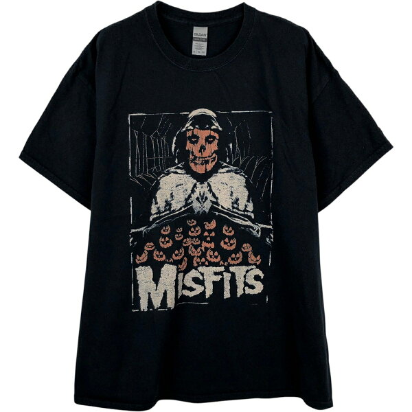 古着 ギルダン GILDAN MISFITS ミスフィッツ ドクロ柄 スカル柄 バンドTシャツ バンT メンズXL相当 /eaa660330 【中古】 【260802】