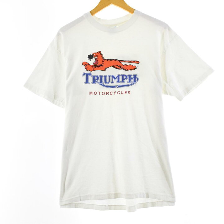楽天市場】古着 90年代 ヘインズ Hanes TRIUMPH トライアンフ モーター 