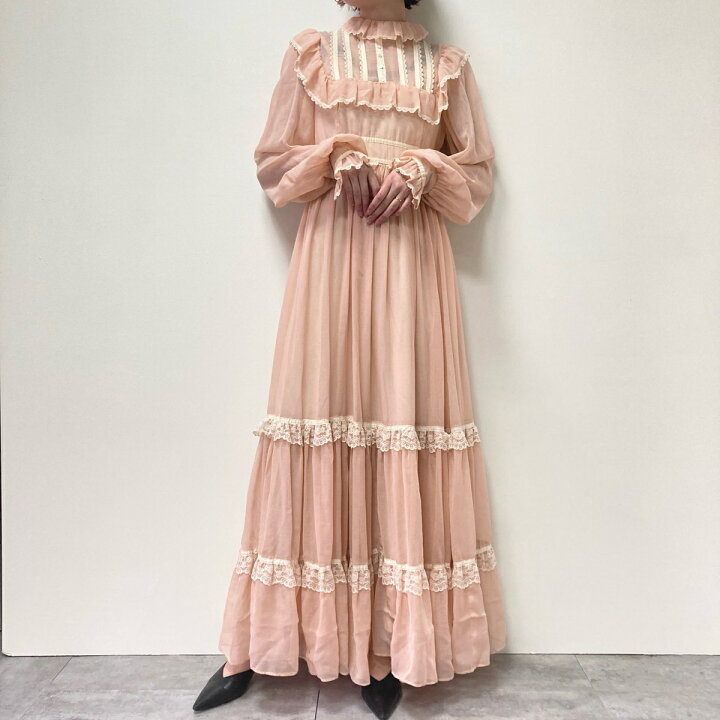 楽天市場】古着 70年代 ガンネサックス GUNNE SAX Jessica マキシ丈  