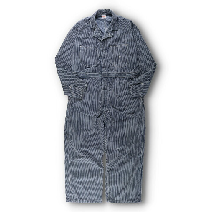 50年代 Lee Union Alls ヒッコリー オールインワン 編み込め ヴィンテージ 