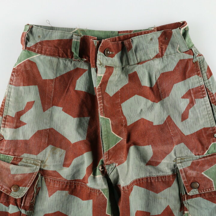 楽天市場】古着 50年代 ドイツ軍実品 スプリンターカモ 迷彩柄 