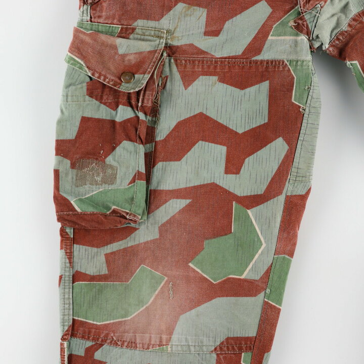 楽天市場】古着 50年代 ドイツ軍実品 スプリンターカモ 迷彩柄 