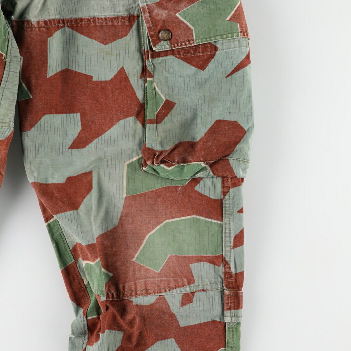 楽天市場】古着 50年代 ドイツ軍実品 スプリンターカモ 迷彩柄 