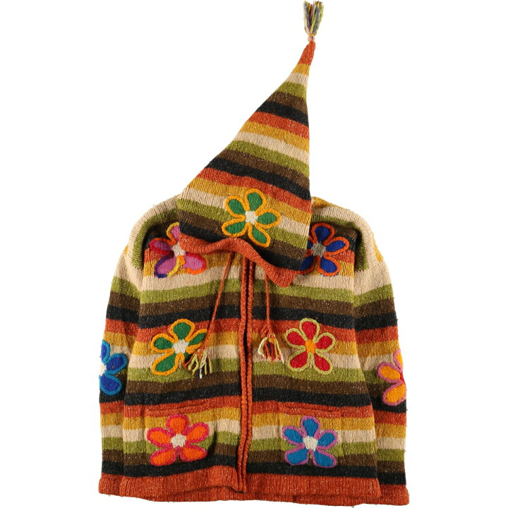 楽天市場】古着 ECUADOR KNITWEAR 総柄 花柄 HAND KNIT ハンドニット 