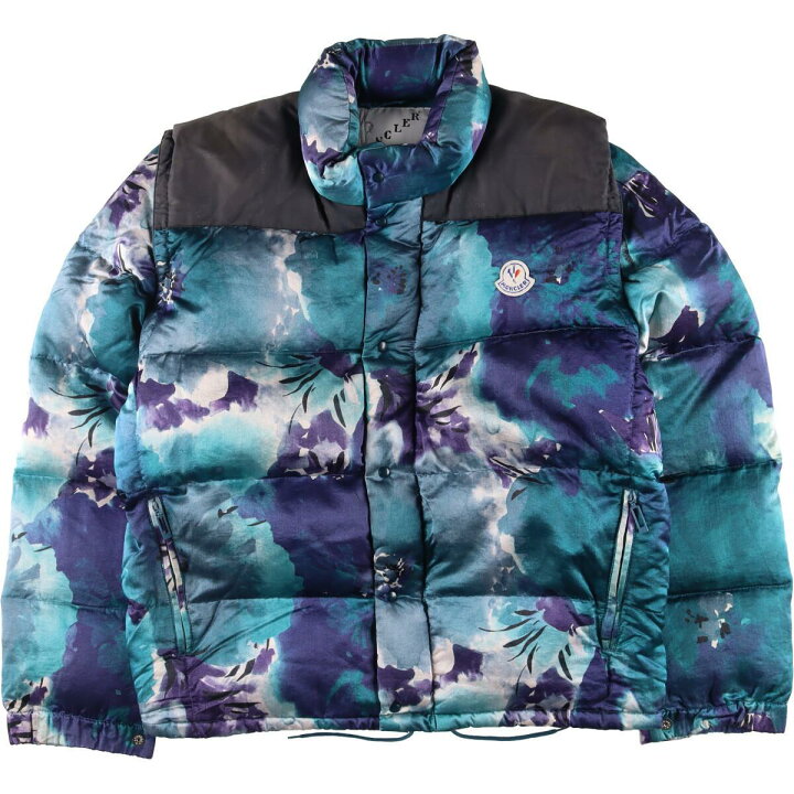 楽天市場】古着 80年代 モンクレール MONCLER 総柄 2way ダウン 