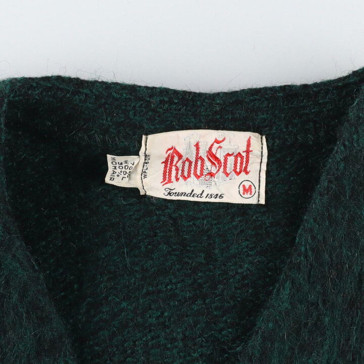 楽天市場】古着 60年代 Rob Scot モヘアニットカーディガン メンズL 