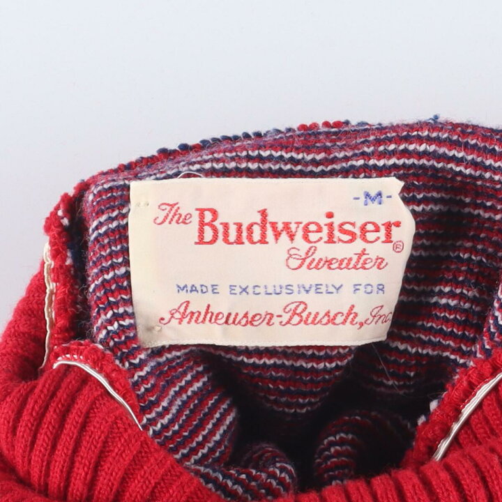 楽天市場】古着 70年代 バドワイザー Budweiser タートルネック ニット 