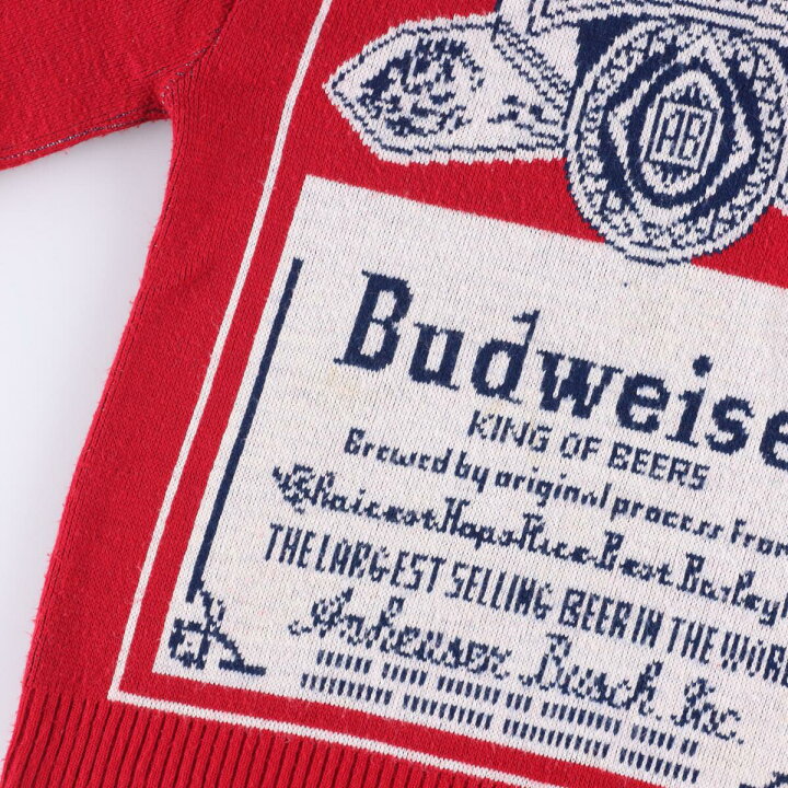 楽天市場】古着 70年代 バドワイザー Budweiser タートルネック ニット 