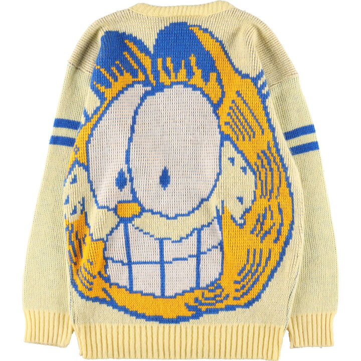 楽天市場】古着 70年代 ガーフィールド GARFIELD 総柄 アクリルニット 