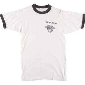 古着 60'S チャンピオン Champion プロダクツタグ USMC アメリカ海兵隊 ミリタリーTシャツ リンガーTシャツ USA製 メンズS ヴィンテージ /evb000772 【中古】【V2304】 【230414】 【SS2309】