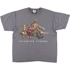 古着 90'S アンビル anvil throwing copper summer 95 tour 両面プリント バンドTシャツ バンT USA製 メンズXL ヴィンテージ /evb000868 【中古】【V2306】 【230614】