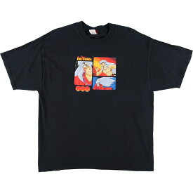 古着 00'S 犬夜叉 キャラクタープリントTシャツ メンズL /evb002126 【中古】【N2307】【SV】【230702】