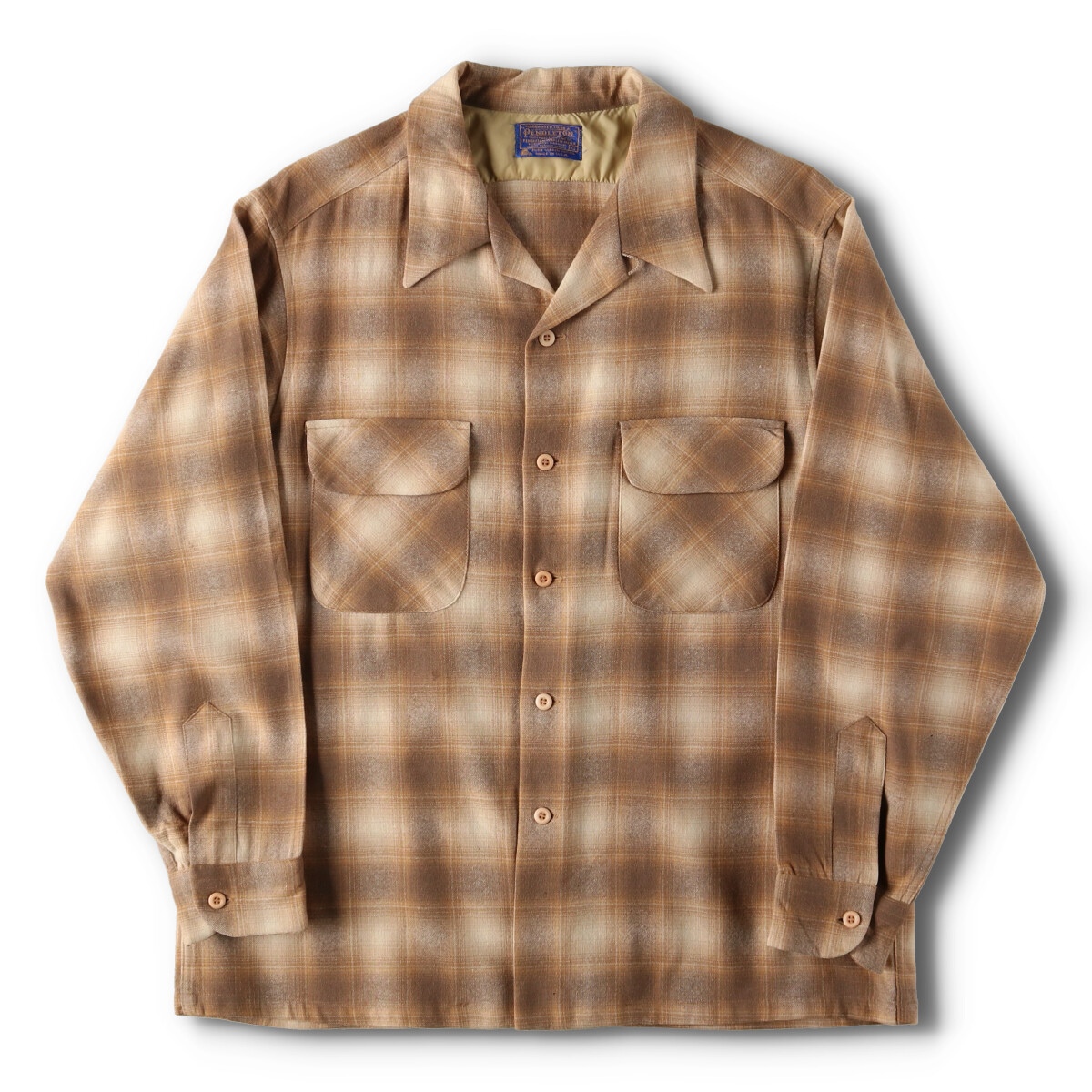 おしゃれ】 70S PENDLETON ボードシャツ USA製 美品 オンブレチェック