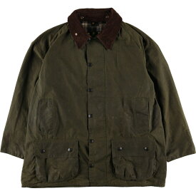 古着 90'S バブアー Barbour BEAUFORT ビューフォート 旧3ワラント オイルド ハンティングジャケット 英国製 C46 メンズXL ヴィンテージ /evb002898 【中古】 【231117】 【SS2403】