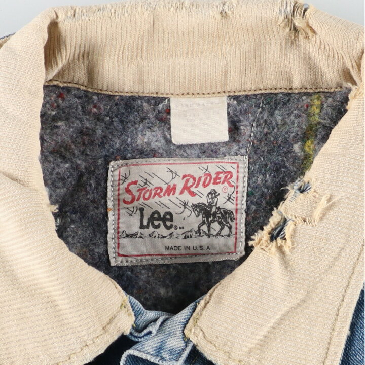 楽天市場】古着 80年代 リー Lee STORM RIDER ストームライダー デニム  