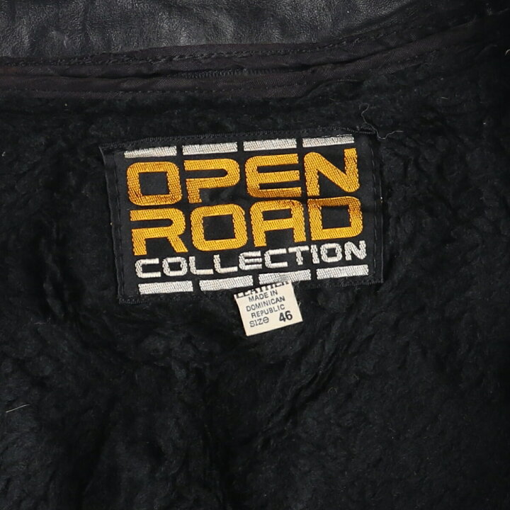 楽天市場】古着 OPEN ROAD COLLECTION シングルライダースジャケット  