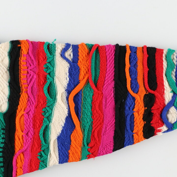 楽天市場】古着 90年代 クージー COOGI 総柄 襟付き 3Dニット ハーフ 